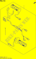 SET DI MANOPOLI RISCALDATI (OPTIONAL) (AN650L4 E02) per Suzuki BURGMAN 650 2014