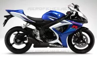 * FOTOGRAFIA DI COLORE GSX R750K7 * per Suzuki GSX-R 750 2007
