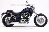 * FOTOGRAFIA DI COLORE VS1400K7 * per Suzuki INTRUDER 1400 2006