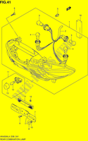 SET LUCES POSTERIORI (N/REFLECTOR) (AN400AL4_E99) per Suzuki BURGMAN 400 2014