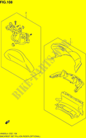 MANICO DI RETRO E SCHIENALE (OPTIONAL) (AN650L4 E02) per Suzuki BURGMAN 650 2014