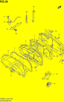 TACHIMETRO (AN650L4 E02) per Suzuki BURGMAN 650 2014