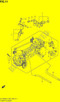 CORPO FARFALLATO (DL1000AL4 E03) per Suzuki V-STROM 1000 2014