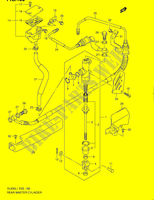 POMPA FRIZIONE POSTERIORE (DL650AL1 E02) per Suzuki V-STROM 650 2011