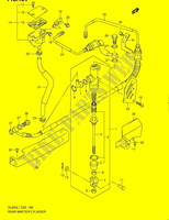 POMPA FRIZIONE POSTERIORE (DL650AUEL1 E19) per Suzuki V-STROM 650 2011