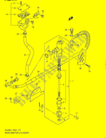 POMPA FRIZIONE POSTERIORE (DL650L1 E02) per Suzuki V-STROM 650 2011