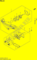 SET LUCES POSTERIORI (WITHOUT REFLECTOR) per Suzuki V-STROM 650 2014
