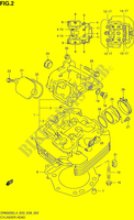 TESTATA per Suzuki DR 650 2014
