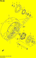 RUOTA POSTERIORE (GSX1300RAL4 E03) per Suzuki HAYABUSA 1300 2014
