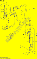 POMPA FRIZIONE POSTERIORE (SFV650AL3 E28) per Suzuki GLADIUS 650 2013