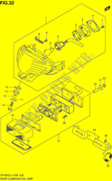 SET LUCES POSTERIORI (WITH REFLECTOR) per Suzuki GLADIUS 650 2014