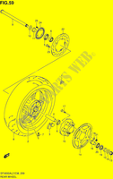 RUOTA POSTERIORE per Suzuki GLADIUS 650 2012