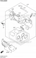 ANTERIORE PINZA per Suzuki GLADIUS 650 2015