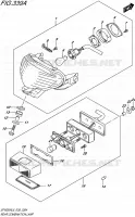 SET LUCES POSTERIORI per Suzuki GLADIUS 650 2015