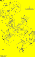 CARENATURA POSTERIORE (VL800TL4 E24) per Suzuki INTRUDER 800 2014