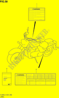 ETICHETTA (VL800L4 E24) per Suzuki INTRUDER 800 2014