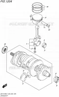 ALBERO MOTORE per Suzuki GSX-S 1000 2017