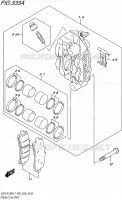 ANTERIORE PINZA per Suzuki GSX-S 1000 2017
