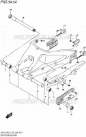 BRACCIO OSCILLANTE POSTERIORE per Suzuki GSX-S 1000 2017
