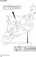 ETICHETTA (GSX S1000AL7 E28) per Suzuki GSX-S 1000 2017