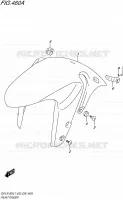 PARAFANGO ANTERIORE (GSX S1000L7 E33) per Suzuki GSX-S 1000 2017