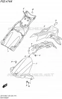 PARAFANGO POSTERIORE per Suzuki GSX-S 1000 2017
