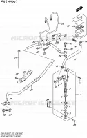 POMPA FRIZIONE POSTERIORE (GSX S1000AL7 E28) per Suzuki GSX-S 1000 2017
