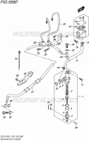 POMPA FRIZIONE POSTERIORE (GSX S1000AL7 E33) per Suzuki GSX-S 1000 2017