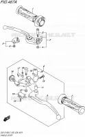 SET IMPUGNATURE   LEVE per Suzuki GSX-S 1000 2017