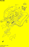 PARAFANGO POSTERIORE (MODEL L0) per Suzuki KINGQUAD 450 2010