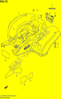 PARAFANGO POSTERIORE (LT A750XL2 P33) per Suzuki KINGQUAD 750 2012