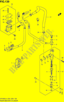 POMPA FRIZIONE POSTERIORE (SFV650AL4 E33) per Suzuki GLADIUS 650 2014
