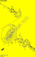 RUOTA POSTERIORE (SFV650AL5 E33) per Suzuki GLADIUS 650 2015