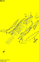 CARENATURA POSTERIORE (SFV650AL4 E28) per Suzuki GLADIUS 650 2014