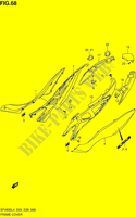 CARENATURA POSTERIORE (SFV650L4 E03) per Suzuki GLADIUS 650 2014