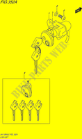 SET SERRATURA (UK110NXL5 P02) per Suzuki ADDRESS 110 2015