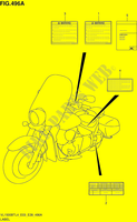 ETICHETTA (VL1500BTL4 E03) per Suzuki INTRUDER 1500 2014