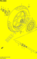 RUOTA ANTERIORE (VL1500BL4 E03) per Suzuki BOULEVARD 1500 2014