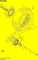 RUOTA POSTERIORE (VL1500BL4 E03) per Suzuki BOULEVARD 1500 2014