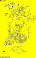 TESTATA (REAR) (VL1500BL4 E03) per Suzuki BOULEVARD 1500 2014
