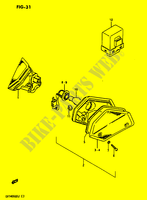 INDICATORE DIREZIONE ANTERIOREL LAMP per Suzuki CAVALCADE 1400 1988