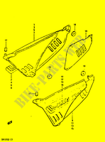 CARENATURA (MODEL Z:E2, E4, E15, E17, E18, E21, E25, E26) per Suzuki DR 125 1982