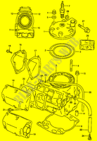 CILINDRO (MODELLO T/V/W) per Suzuki RM 250 2000