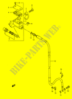 CILINDRO PRINCIPALE ANTERIORE per Suzuki RM 125 1992