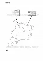 ETICHETTA per Suzuki PV 50 1999