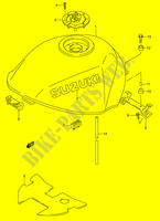 SERBATOIO CARBURANTE (MODELLO P/R/S/T) per Suzuki RF 600 1996