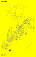 CARENA   ETICHETTEASSIS (DL650A,DL650AUE) per Suzuki V-STROM 650 2019