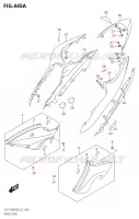 CARENATURA POSTERIORE000A,GSX S1000AUF) per Suzuki GSX-S 1000 2020