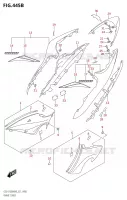 CARENATURA POSTERIORE000ZA,GSX S1000ZAUF) per Suzuki GSX-S 1000 2020