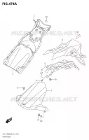 PARAFANGO POSTERIORE per Suzuki GSX-S 1000 2020